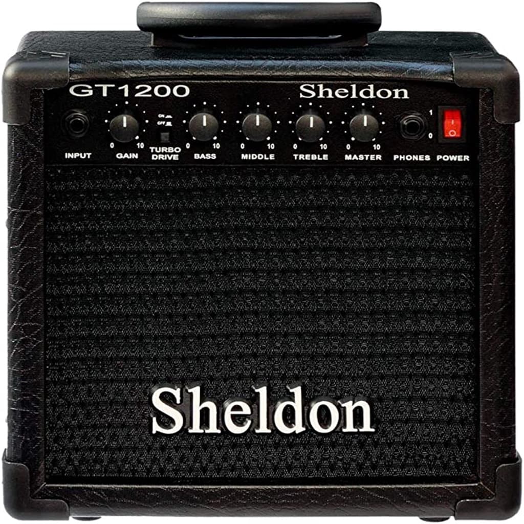 Amplificador de Guitarra Preto Sheldon Gt-1200 15 watts