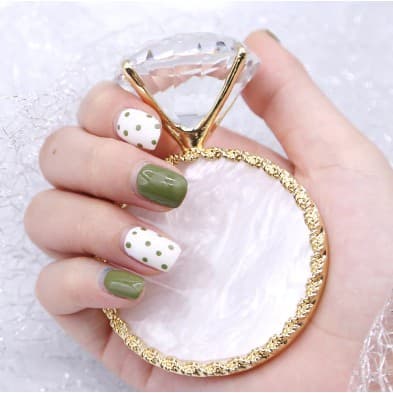 Suporte Prático Para Exibição De Unha PEDRA JADE CILIOS DIAMANTE Portátil