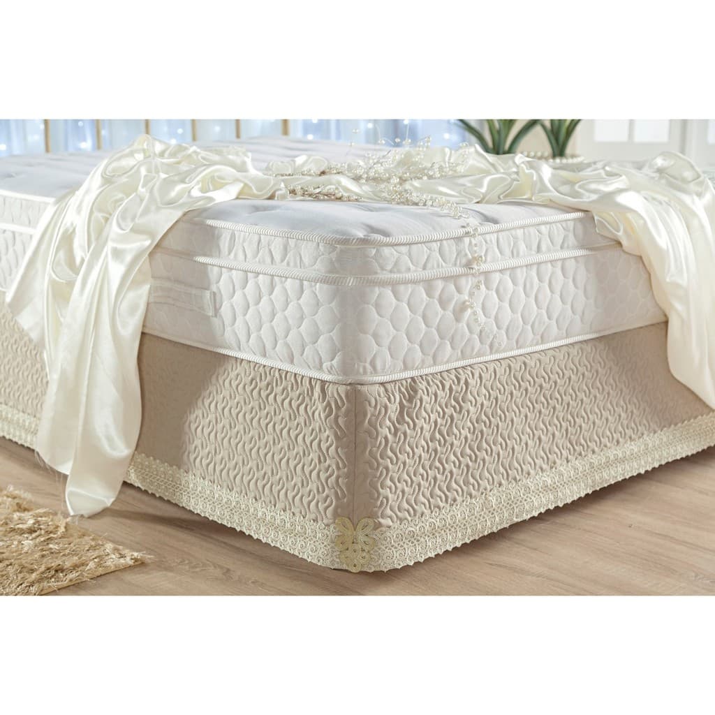 Saia Box Para Cama Box Solteiro Royalle 100% Poliéster
