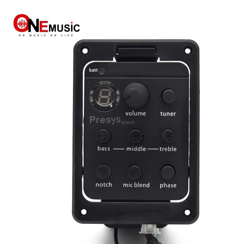 Captadores de guitarra 4 bandas, modo duplo preamp eq, sintonizador piezo captador, sistema