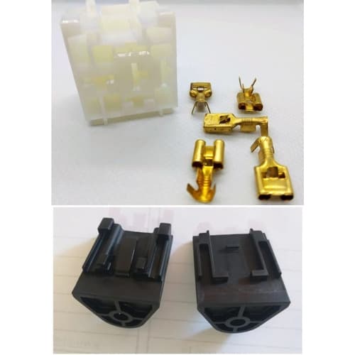 7 Porta Rele Mta 40a + 1 Par Suporte Fixação Mta Fueltech