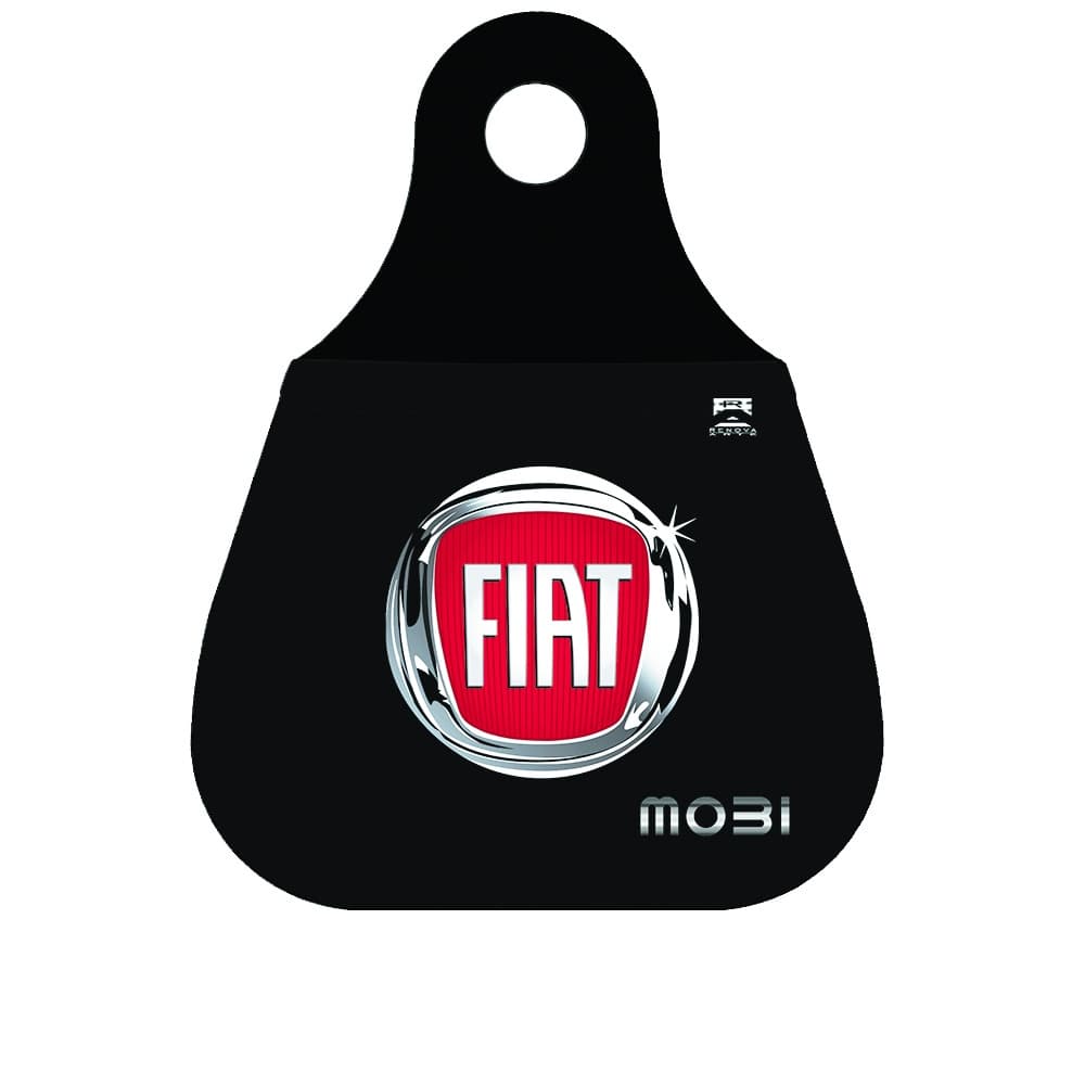 Lixinho lixeira lixo para cambio de carro Logo Vermelho Fiat Mobi