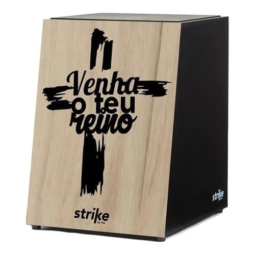 Cajon Acústico Fsa Strike Sk4038 Venha O Teu Reino