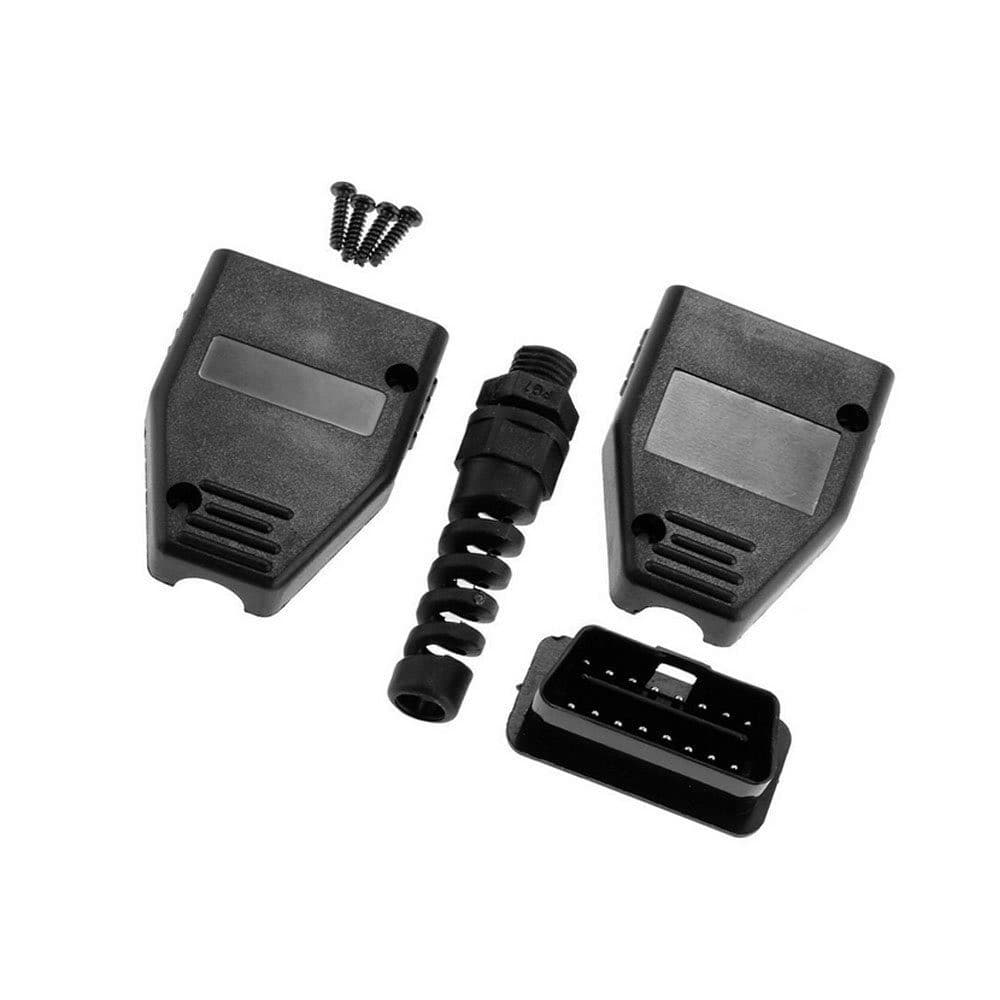 Conector Macho Obd2 P/ Montar - 16 Pinos