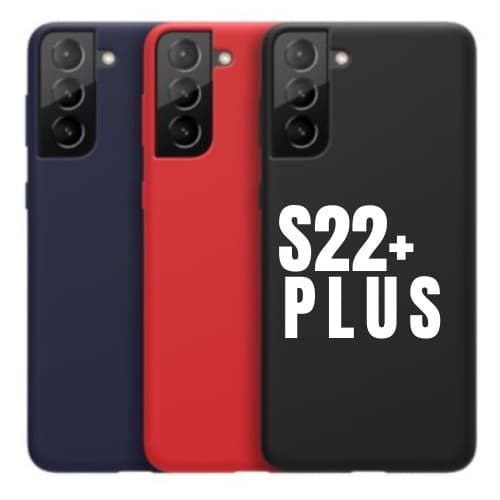 Capa Silicone Aveludada Galaxy S22 Plus Samsung Silicone Case Flexível Diversas Cores S22+