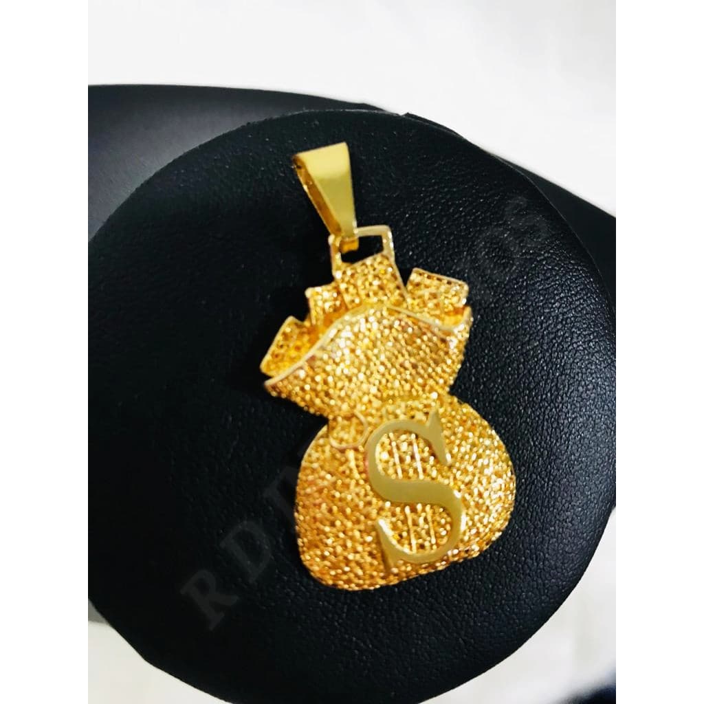 Pingente Banhado Pingente Dourado Saco De Ouroo Pingente de alta Qualidade