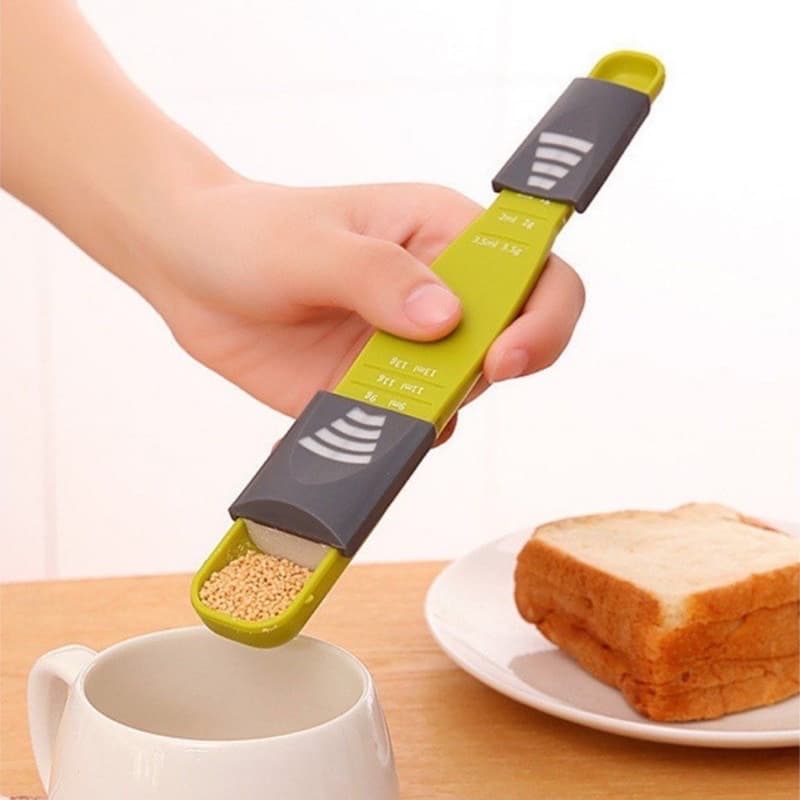 ✅ Colher Medidor Dosador Gramas Chá Café Ajustável 0,5g À 13g