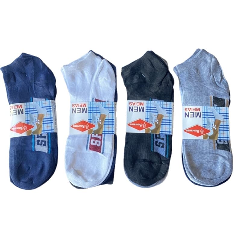 Oferta especial Kit 3 Pares de Meias Soquete Masculinas Cores Variadas fast shipping