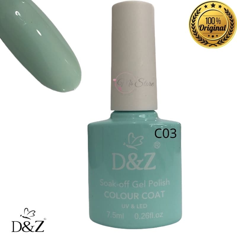 Esmalte em Gel D&Z 7,5ml cor 03 Coleção C Led UV Lírio Bella Rosa