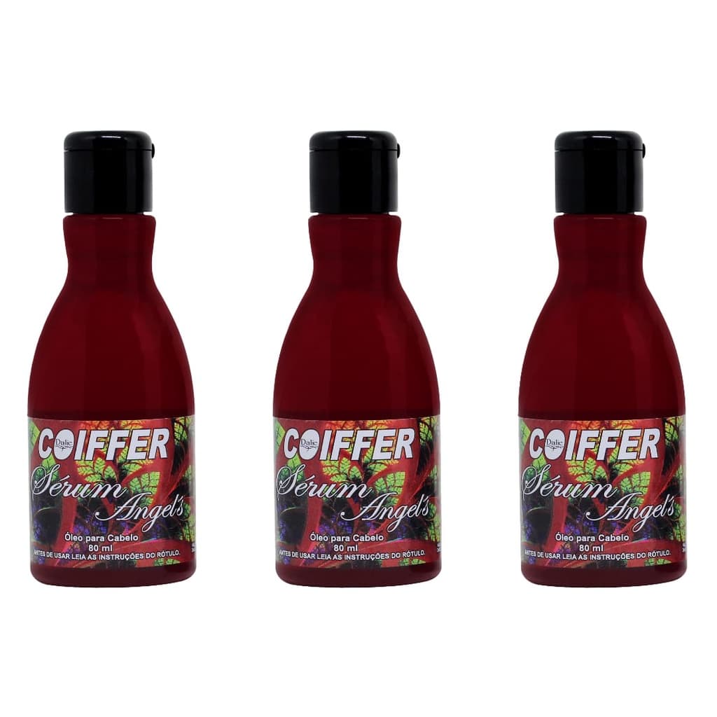 Kit Combo Sérum Angel Coiffer 80ml Reparador de Pontas