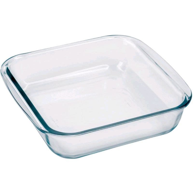Travessa Quadrada 1,8 Litros Assadeira Marinex em Vidro pirex