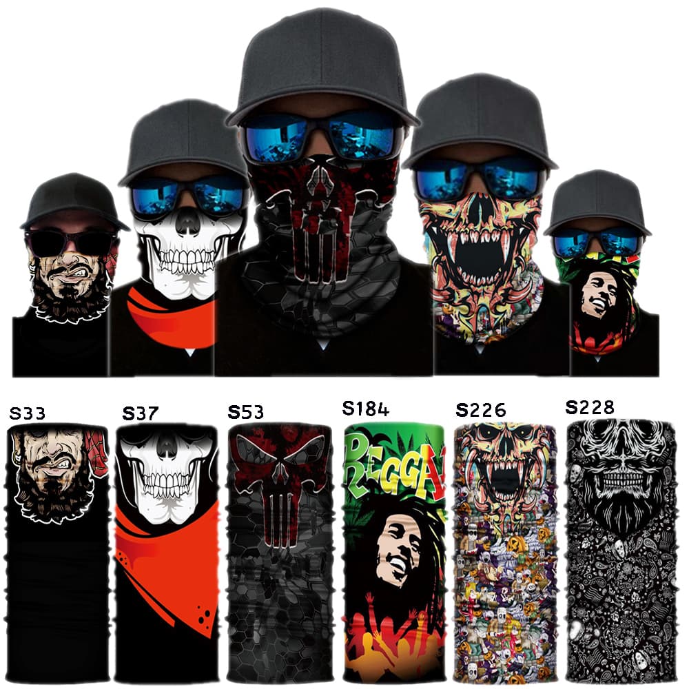 Bandana Protetor De Cabeça UV Antipoeira/Acessório Para Bicicleta/Motocicleta/Esportes