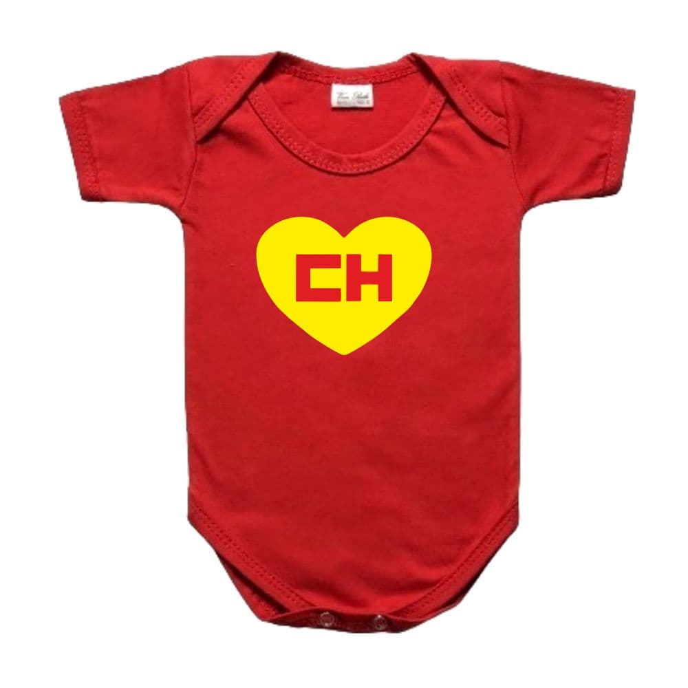 Body bebe infantil Vermelho do Chapolin  vários tamanhos do P ao GG 0 a 12 meses body para bebê body Super herói SBT