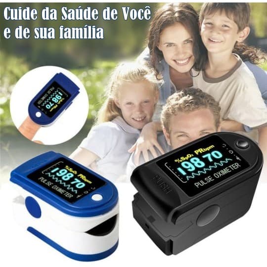 Oxímetro de Pulso de Dedo Digital  - Monitor Enfermagem para seu lar