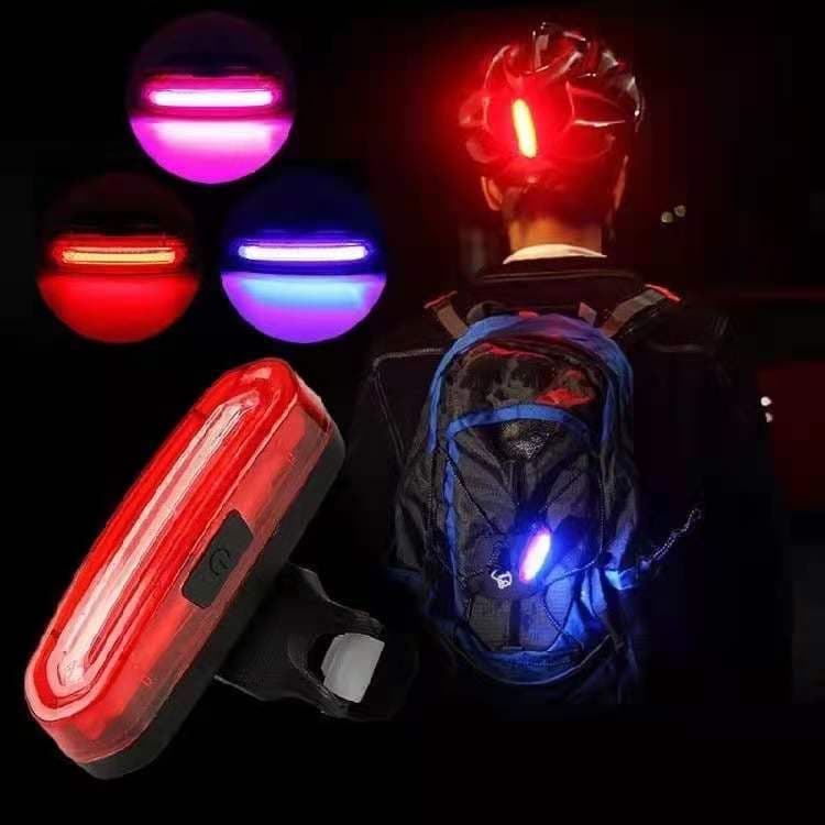 Lanterna Sinalizador Traseira Led 3 Cores Bike Recarregável