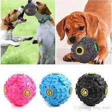 Bolinha Interativo - Bolinha Porta Petisco - Brinquedo Cachorro - Mordedor Cachorro - Cães Pet Bolinha Sonora Interativo