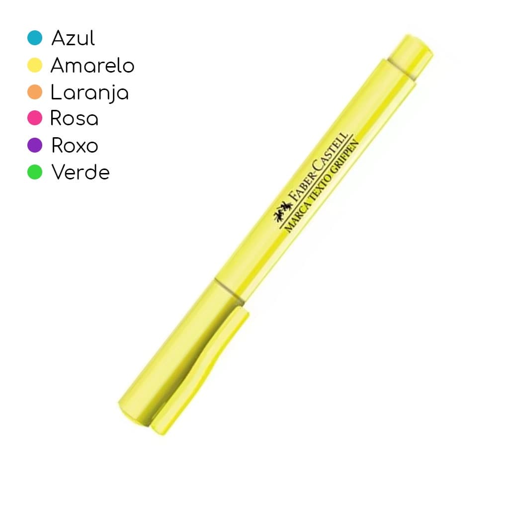 Marca texto FABER-CASTELL Grifpen Neon - UNIDADE