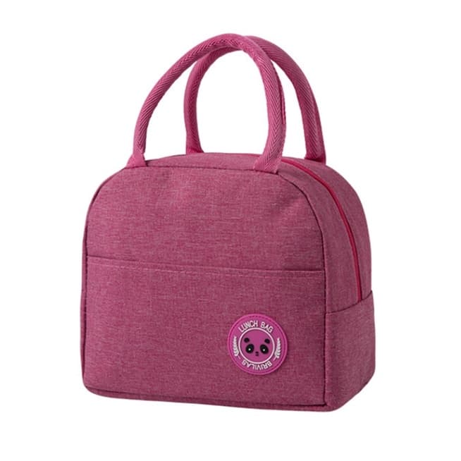 Bolsa térmica para marmita rosa, fitness, necessaire, academia, trabalho. Termica masculina e feminina de marmita