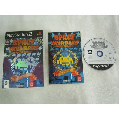 Playstation 2 Space Invaders Anniversary   ((( Jogo Original )))