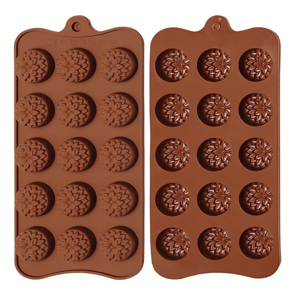 Formas De Chocolate Com 15 Cavidades De Silicone