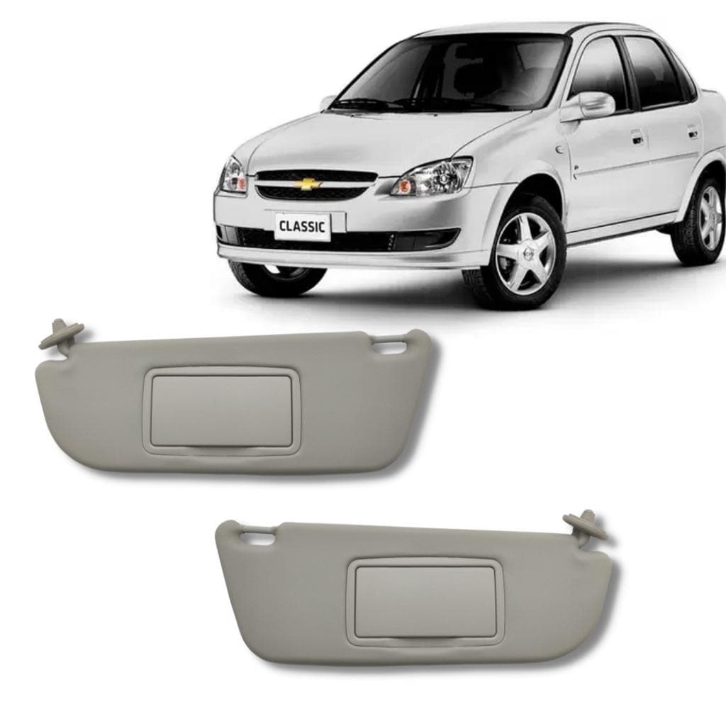 Quebra Sol Chevrolet Corsa Classic (2001/2016) Com Espelho Lado Direito ou Esquerdo