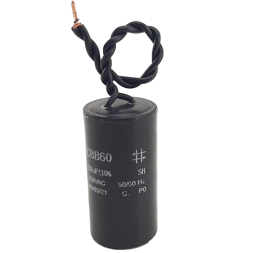 Capacitor Ventilador De Teto 8,5 Uf Dois Fios Universal