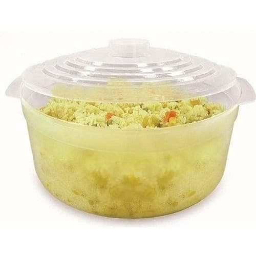Panela De Arroz Para Micro-ondas 2,5 Litros Kit C/2 Panelas