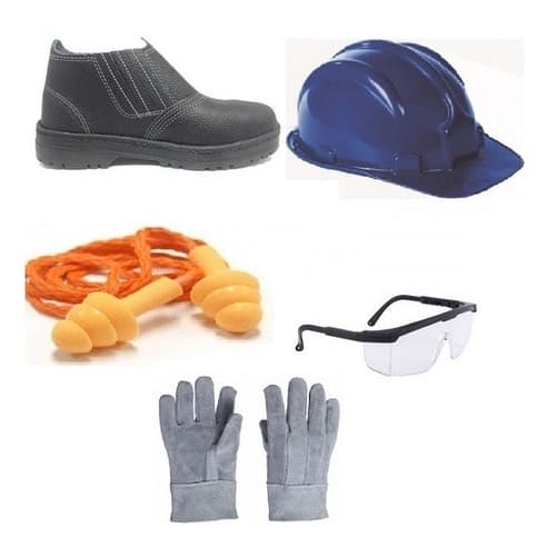 Kit Protecao Obra Pedreiro Servente Trabalho Construcao