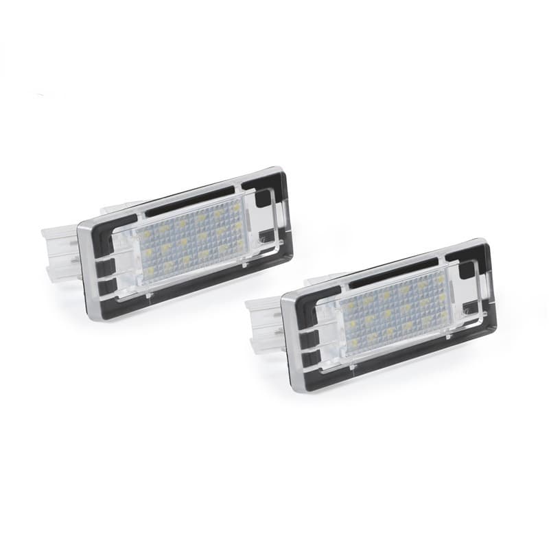 2pçs Luz De Carro Para Dacia Duster Led Placa De Número De Licença Leds Porta-Malas Fonte De Lâmpada Peças De Automóveis
