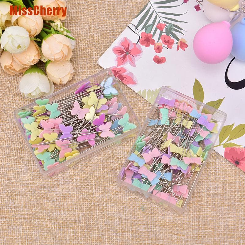Misscherry 100 Pçs / Lote Alfinetes De Costura Para Costura De Patchwork Com Caixa Diy