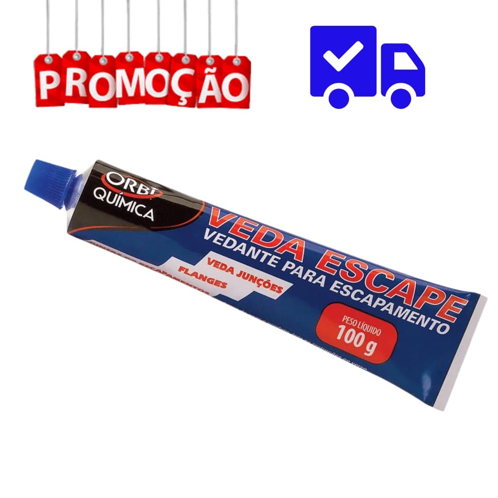 Veda Escape Cola Adesivo De Vedação Orbi Para Escapamento Promoção Shopee