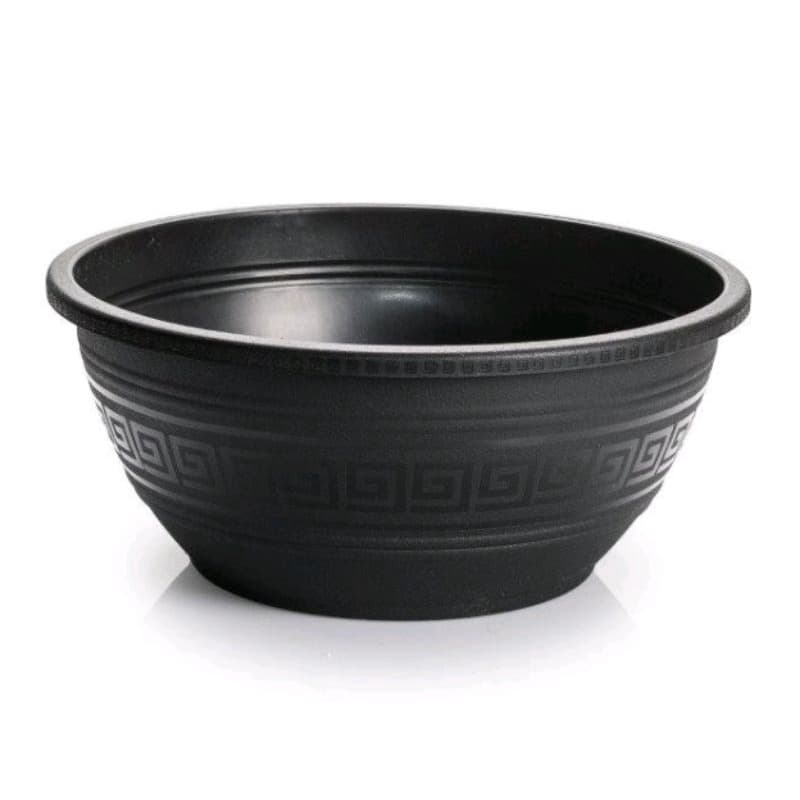 3 Vasos cuia G preto 31cm, 6.6L  para rosa(flor)  do deserto, samambaia