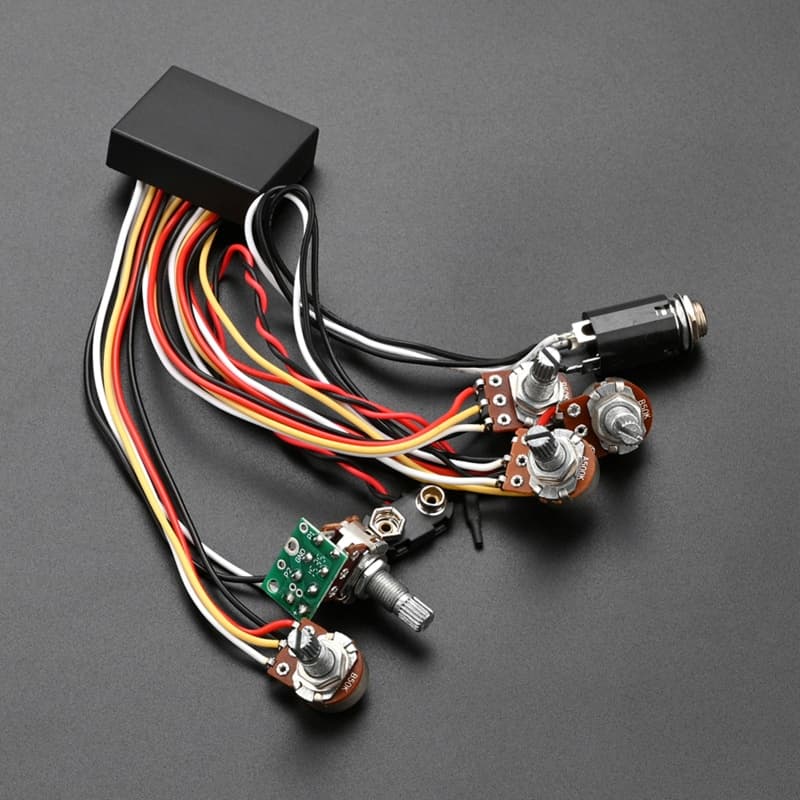 Estone Ativo Baixo Captador Guitarra Elétrico Pré-Amplificador Circuito Substituições