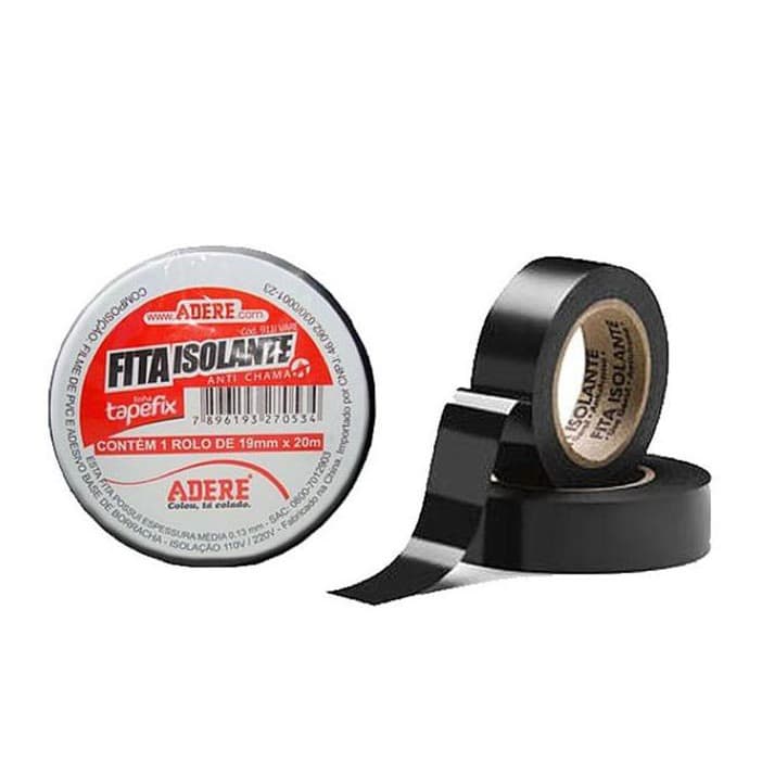 FITA ISOLANTE ANTI -CHAMA- ADERE PACOTE COM 06 FITAS