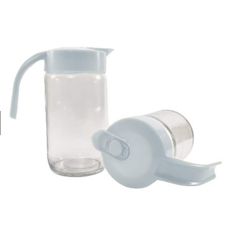 Jarra de Vidro 500 ml Jarra Para Suco de Vidro com Tampa Plástica de Rosca