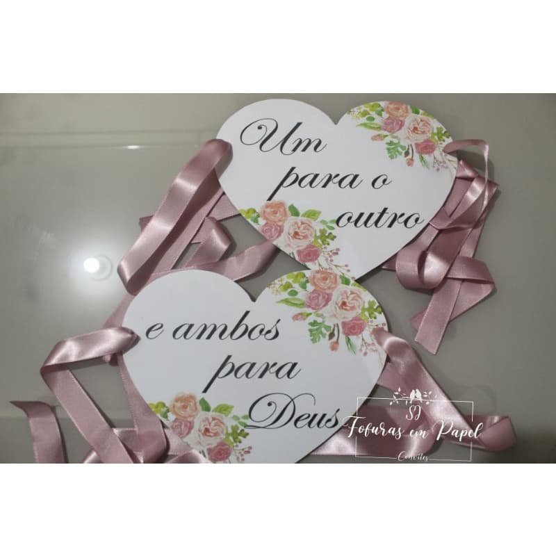 kit reservado Agradecimentos votos e placas