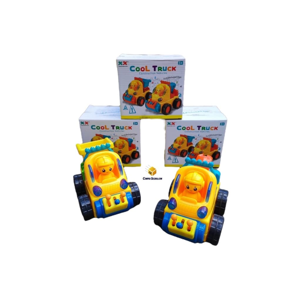 Brinquedo infantil à pilha caminhão cool truck construção