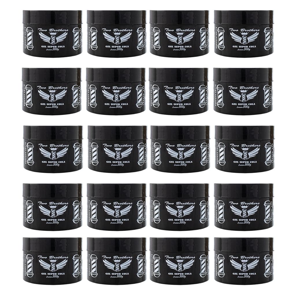 Gel Super Cola Alta/Forte Fixação Two Brothers 300g Kit 20 unidades