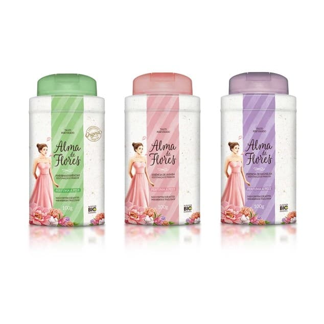 Talco Perfumado Alma de Flores - 100g