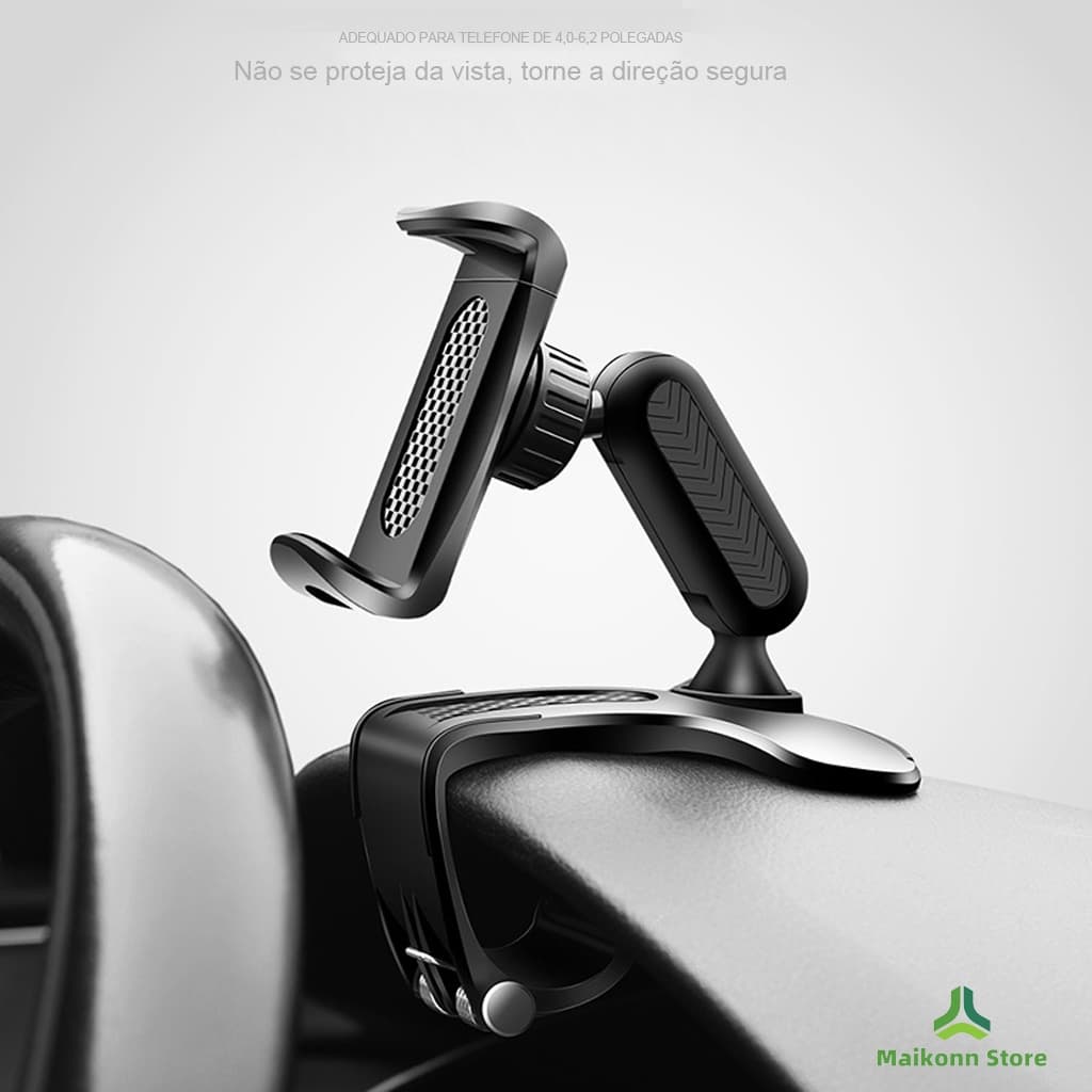 Suporte universal para painel de carro GPS 360 ° para suporte HUD de telefone móvel GPS