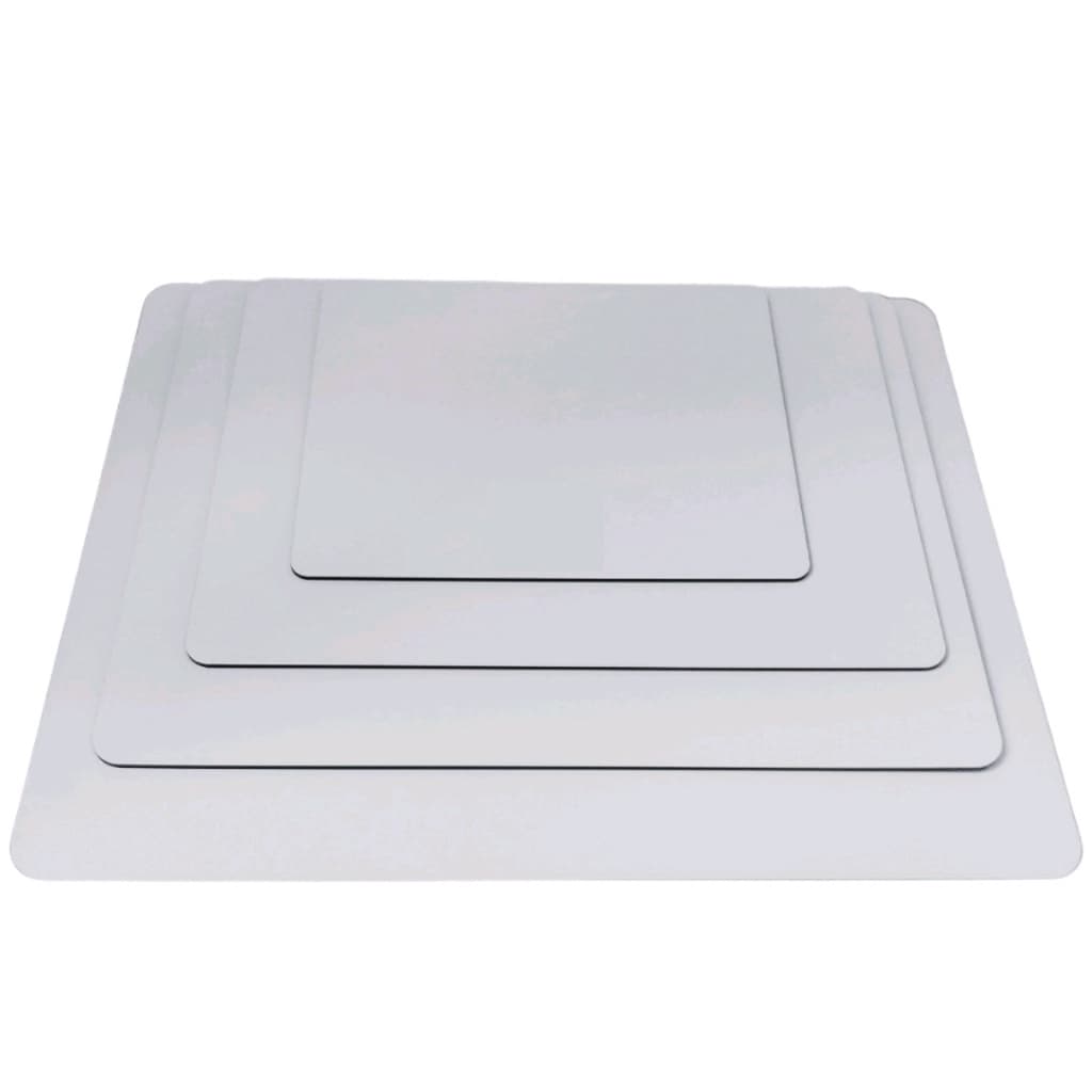 Cake Board 30x25cm kit com 10 unidades Mdf  3mm retangular Confeitaria