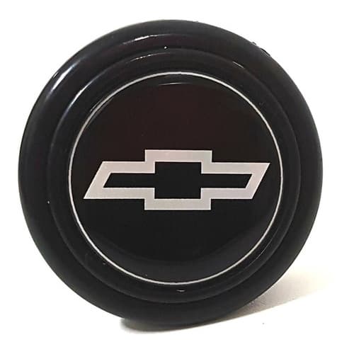 Botão De Buzina 50mm para Volante Esportivo Lotse Emblema Chevrolet Gravatinha