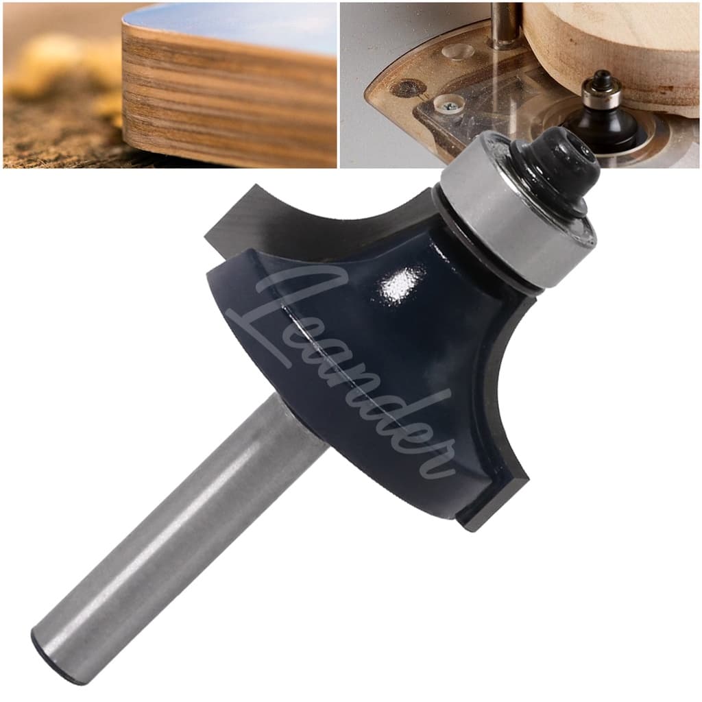 Fresa Quebra Canto Arredonda Rolamentada - Haste 6mm 6 x 4,76 mm