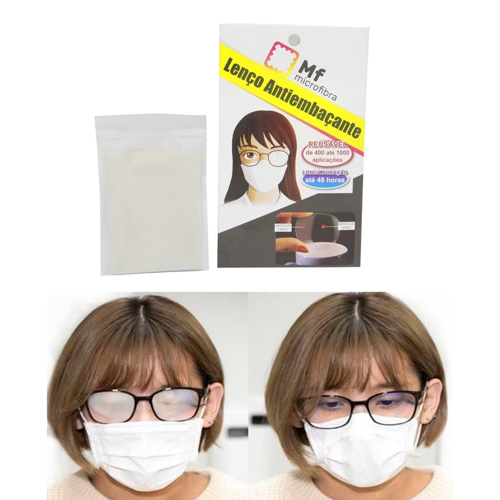 Lenço Antibaçante Para Óculos Com Máscara - Evita o Embaçamento das Lentes Promoção