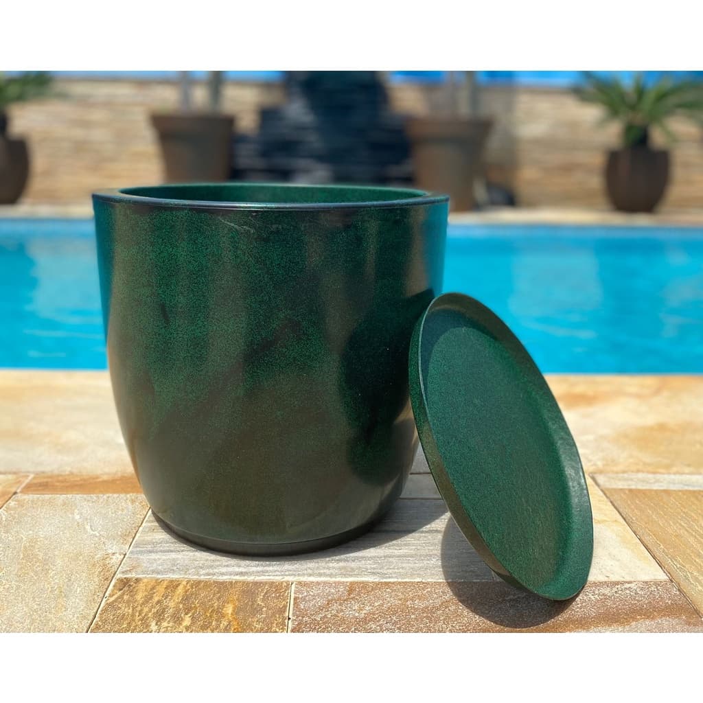 Vaso para planta moderno bojo liso N2