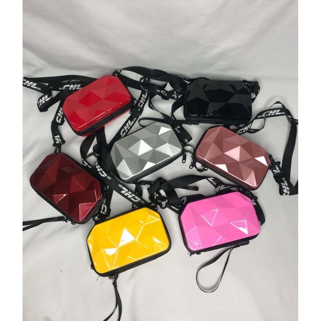 Bolsa Mini Bag Influencia Tira Colo Pequena, Rigida Abs B-808