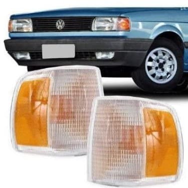 Pisca Seta Gol Voyage Parati Saveiro quadrado 91 92 93 94 95 96 - Cristal - Ambar