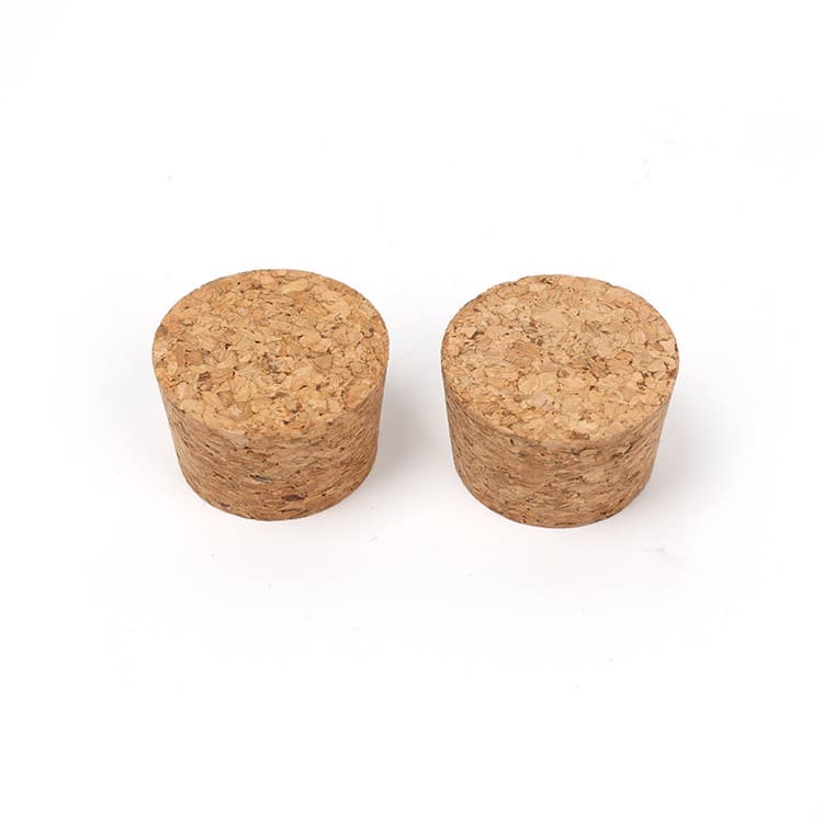 Kit com 100 rolhas de cortiça 19x25x21 - Rolha para vidro de sais