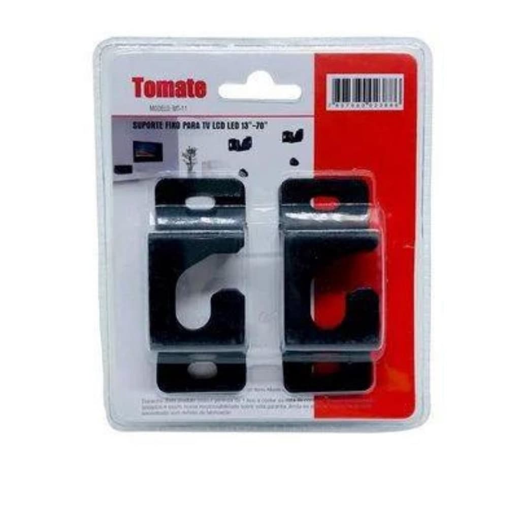 SUPORTE UNIVERSAL FIXO PARA TV LCD E LED DE PAREDE 13 A 70 POLEGADAS