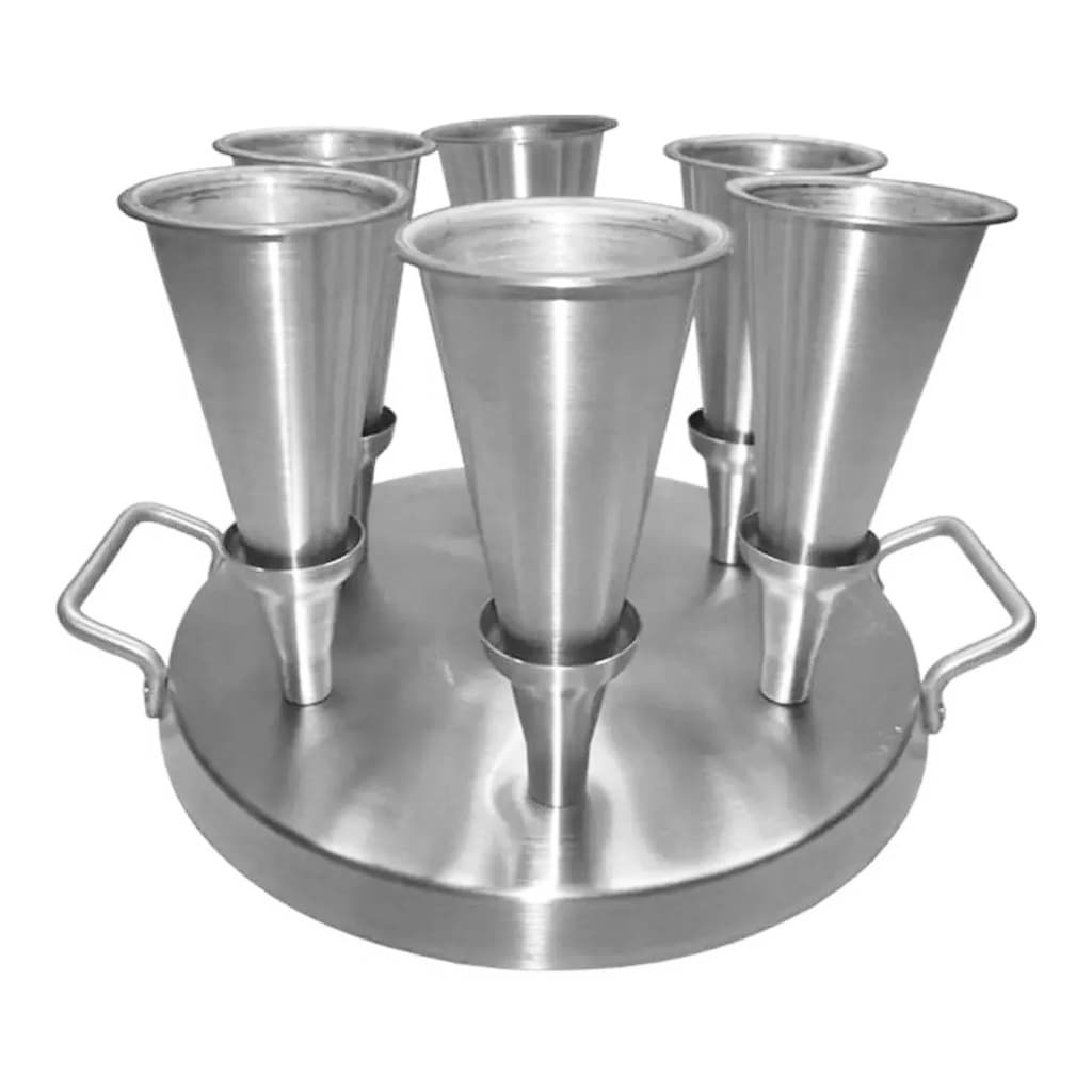 Forma Pizza Cone (06 Cones) - Alumínio